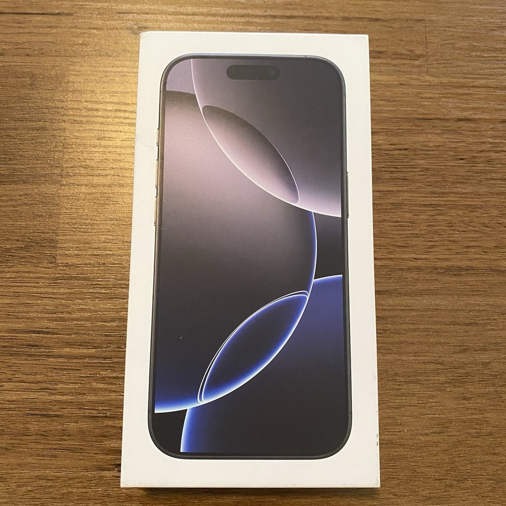 Original Apple iPhone 16 Pro Max Desert Titanium Empty Box Only